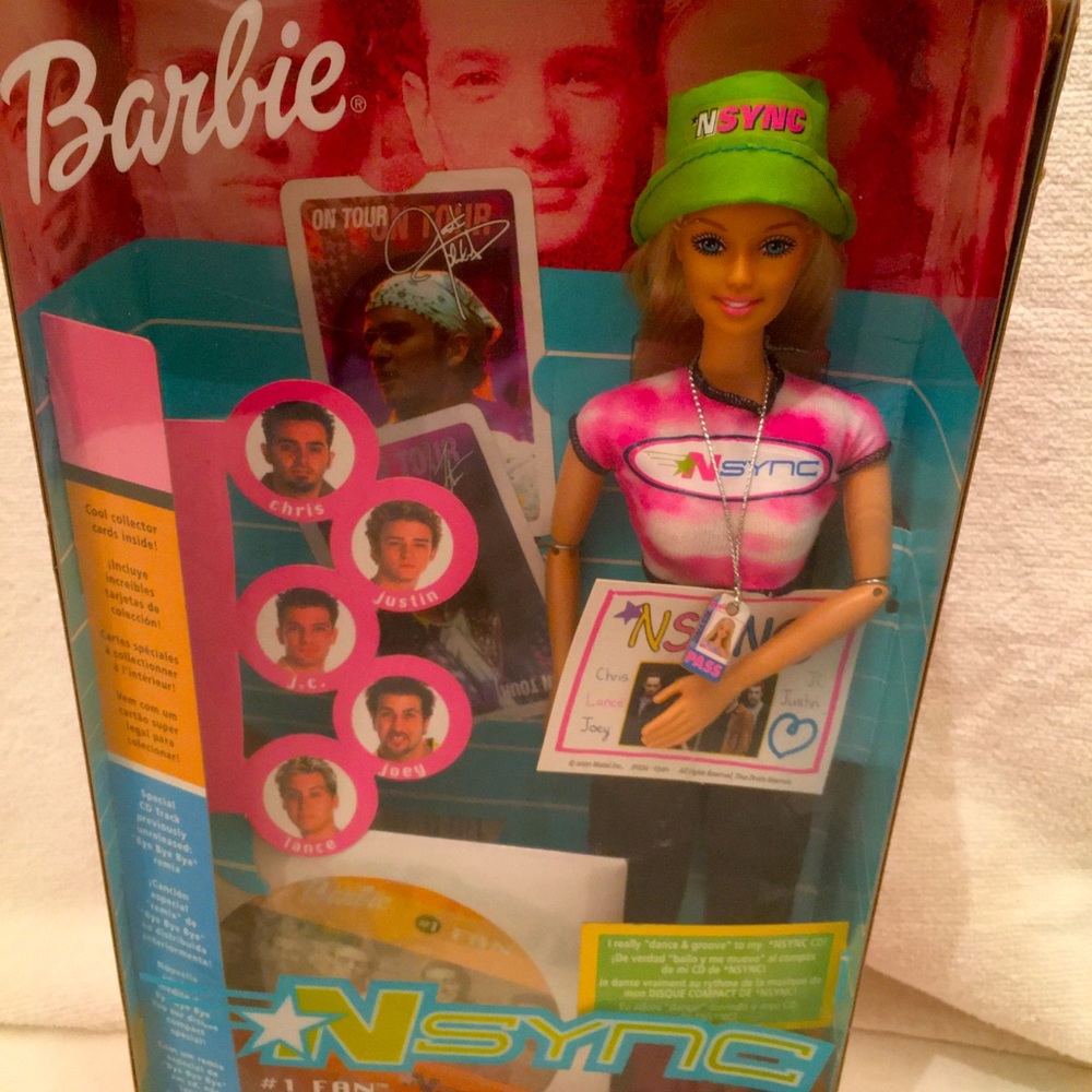 Barbie collectable Nsync biggest fan